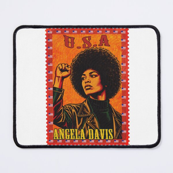 Item preview, Angela Davis Vintage USA Postage Stamp Pan-African Icon Art designed and sold by Youngkev-arts.