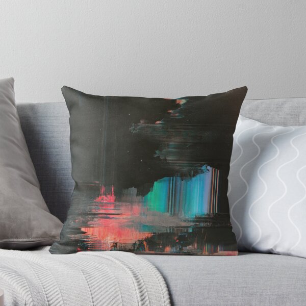 Item preview, Fractured Horizon – Dark Abstract Glitch designed and sold by AlfiB.