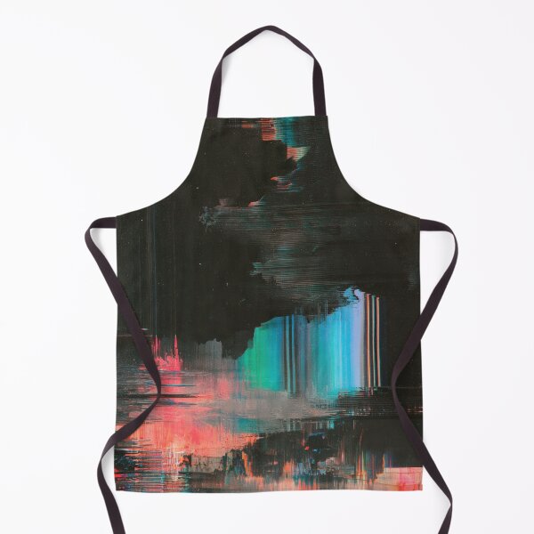 Item preview, Fractured Horizon – Dark Abstract Glitch designed and sold by AlfiB.