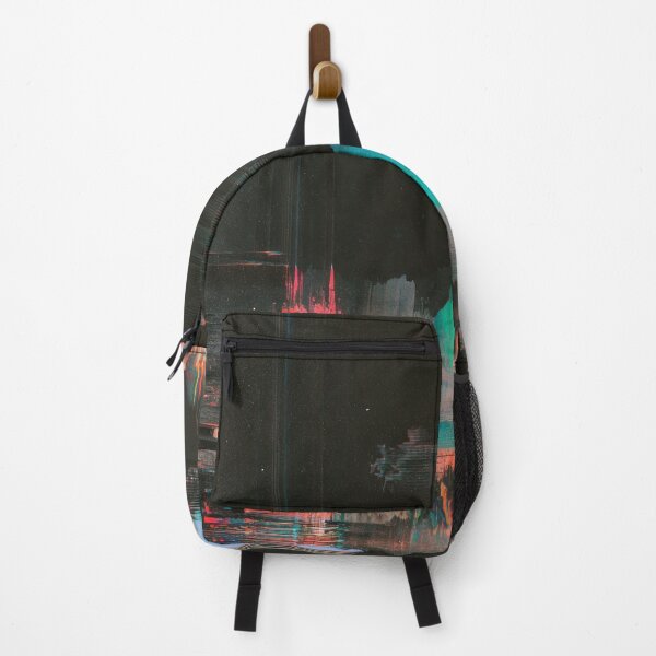 Item preview, Fractured Horizon – Dark Abstract Glitch designed and sold by AlfiB.