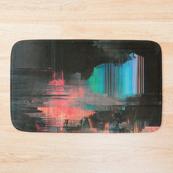 Item preview, Fractured Horizon – Dark Abstract Glitch designed and sold by AlfiB.