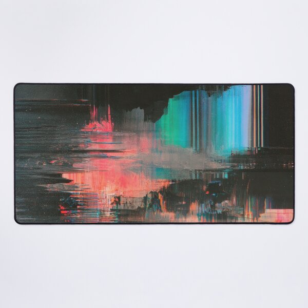 Item preview, Fractured Horizon – Dark Abstract Glitch designed and sold by AlfiB.