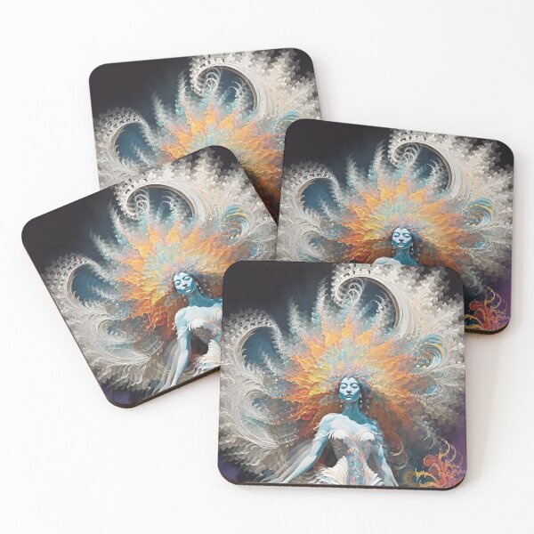 Item preview, Gaia Dreaming – Divine Feminine Earth Goddess Fantasy Art designed and sold by Sacred Frequency Studio .