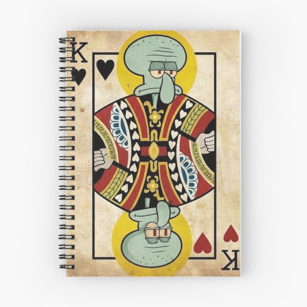 Item preview, Squidward playing card designed and sold by LadyCartoon.