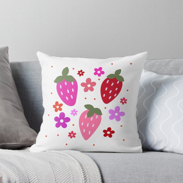 Item preview, strawberry floral designed and sold by Borublue.