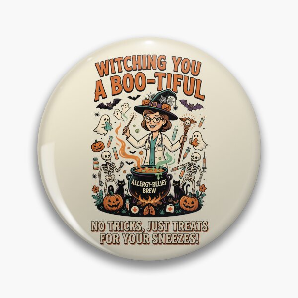 Item preview, Witching you a boo-tiful allergy-relief brew - Halloween for allergies designed and sold by ParadoxParadox.