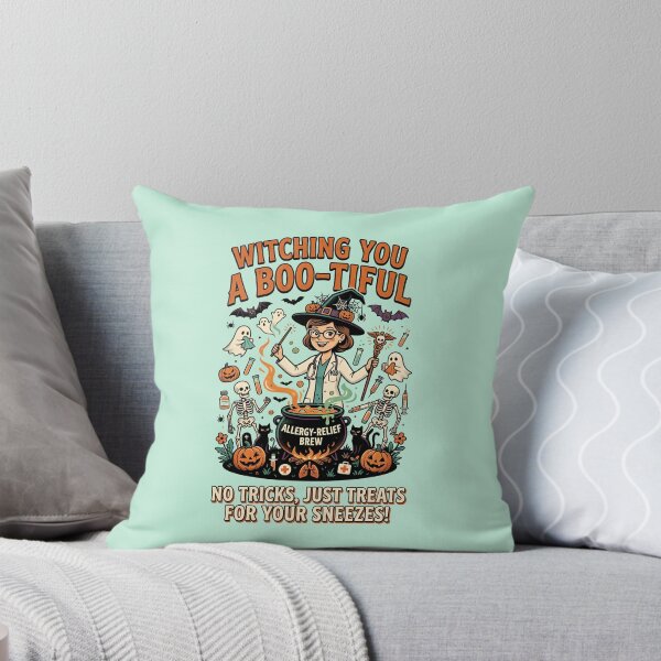 Item preview, Witching you a boo-tiful allergy-relief brew - Halloween for allergies designed and sold by ParadoxParadox.