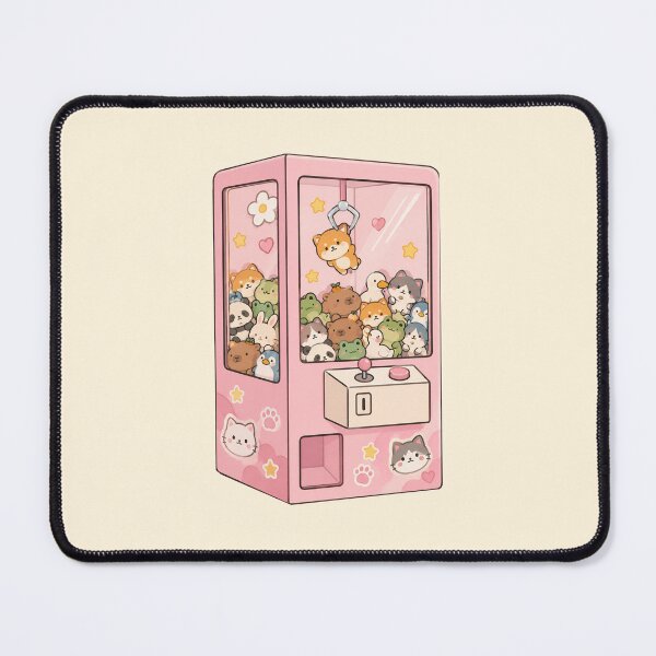 Item preview, Kawaii Animal Plushie Sticker Vending Machine – Cute Cat, Capybara, Shiba Inu, Bunny, Frog, Axolotl, Otter, Panda & Penguin designed and sold by StickerJas.