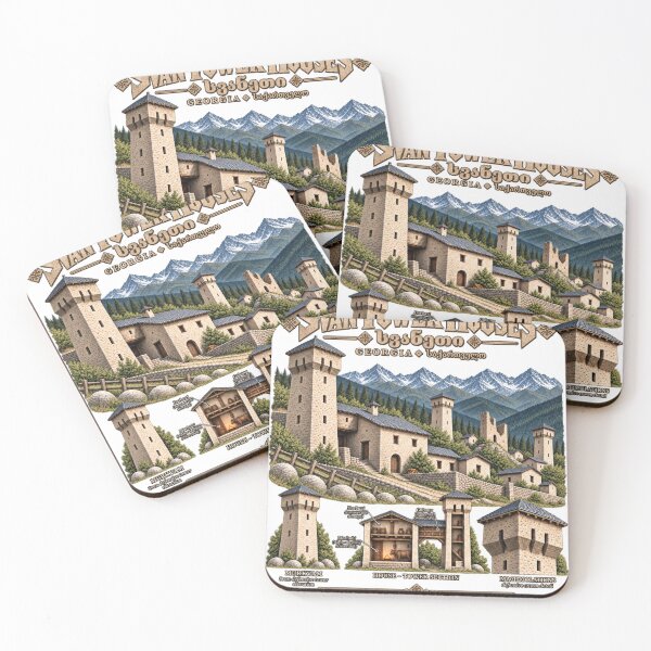 Item preview, Svan Tower Houses of Georgia — Svaneti Vernacular Architecture designed and sold by Larkfound Studio.