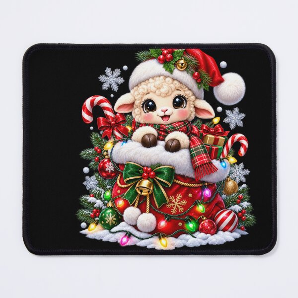 Item preview, Cute Christmas Lamb Holiday Winter Animal Lover designed and sold by TeeVibesshop.