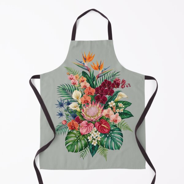 Item preview, Tropical Botanical Flower Bouquet designed and sold by ImageryLoom.