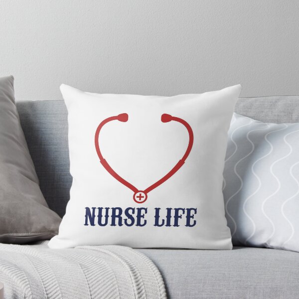 Item preview, Nurse Life Heart Stethoscope T-Shirt designed and sold by EverydayBadge.