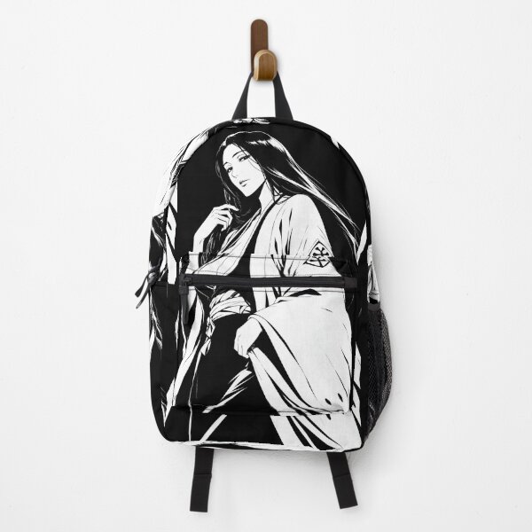 Item preview, Elegant Monochrome Samurai Woman – Black and White Japanese Warrior Art designed and sold by Dyan4.