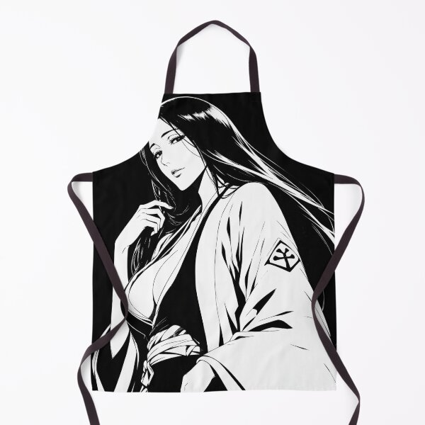 Item preview, Elegant Monochrome Samurai Woman – Black and White Japanese Warrior Art designed and sold by Dyan4.