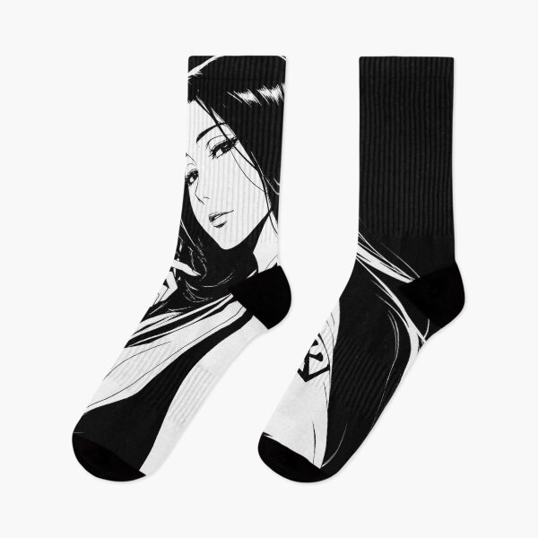 Item preview, Elegant Monochrome Samurai Woman – Black and White Japanese Warrior Art designed and sold by Dyan4.