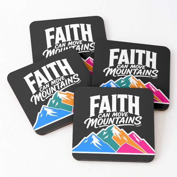 Item preview, Matthew 17:20 Faith Can Move Mountains designed and sold by plushism.
