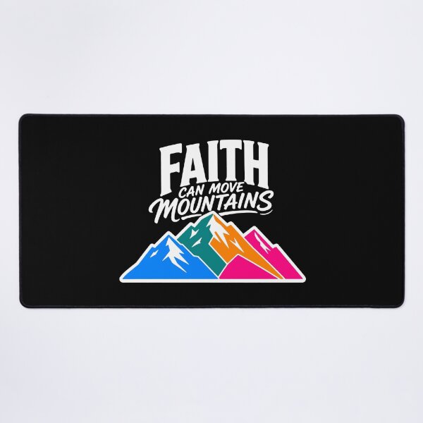 Item preview, Matthew 17:20 Faith Can Move Mountains designed and sold by plushism.
