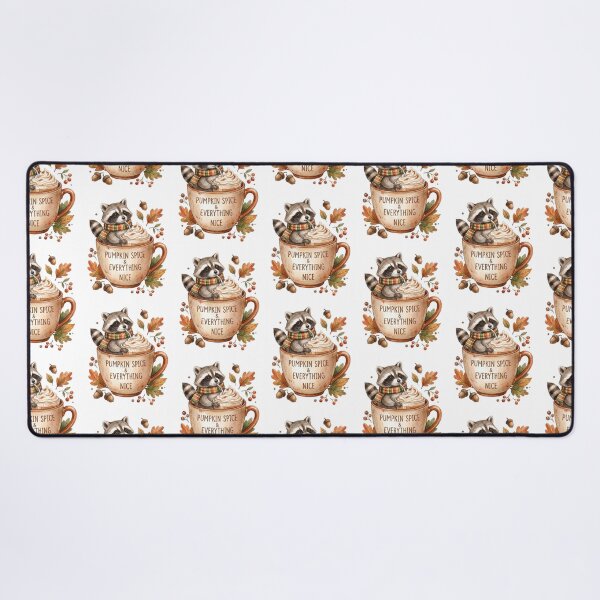 Item preview, Pumpkin Spice Raccoon Mug designed and sold by Tiffany Roy.