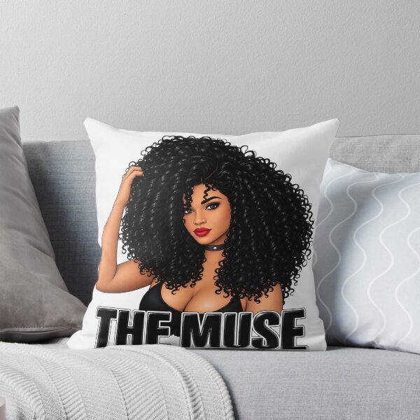 Artikelvorschau, "Die Muse" – eine wunderschöne Frau mit voluminösen Locken entworfen und verkauft von LC&LCPlatform.