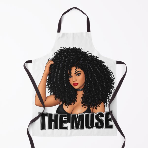 Item preview, "The Muse" Beautiful Woman with Big Curly Hair designed and sold by LC&LCPlatform.