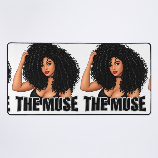 Item preview, "The Muse" Beautiful Woman with Big Curly Hair designed and sold by LC&LCPlatform.