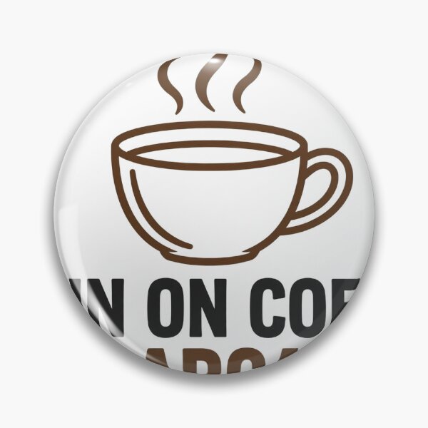 Item preview, Camiseta divertida "Funciono a base de café y sarcasmo" designed and sold by EverydayBadge.
