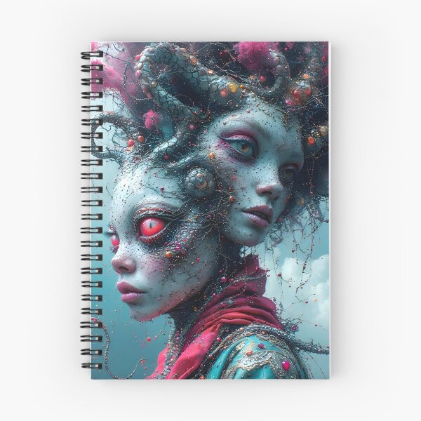 Item preview, Beautiful Two Headed Medusa Monster Posters and Products  designed and sold by UrbanTempleArt.