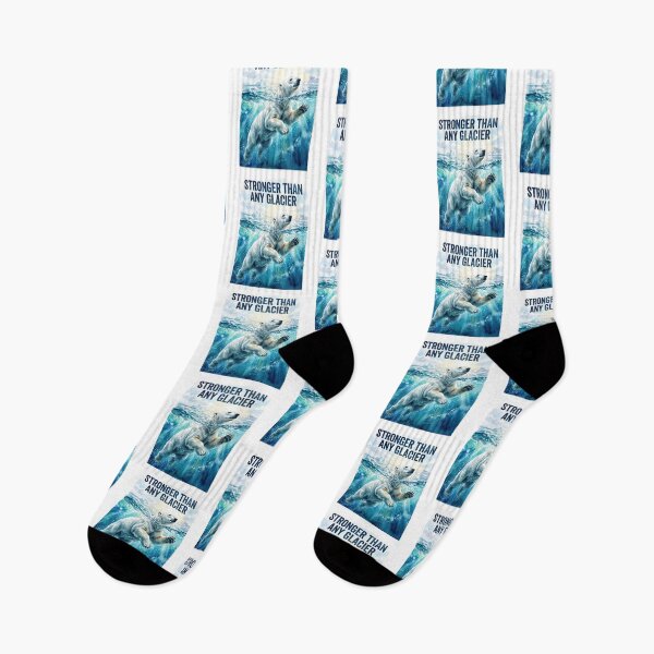 Item preview, Swimming Polar Bear Glacier designed and sold by Tiffany Roy.