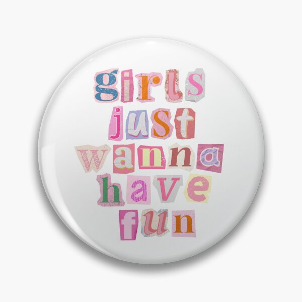 Item preview, girls just wanna have fun cutout letters designed and sold by madebykenz.