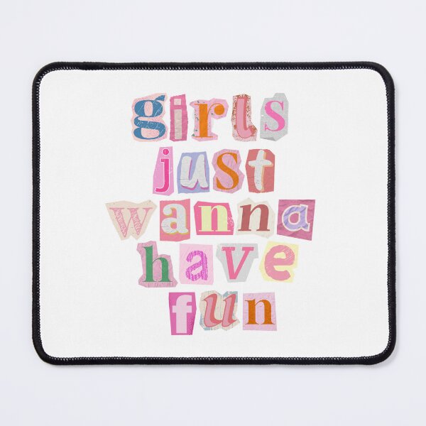 Item preview, girls just wanna have fun cutout letters designed and sold by madebykenz.