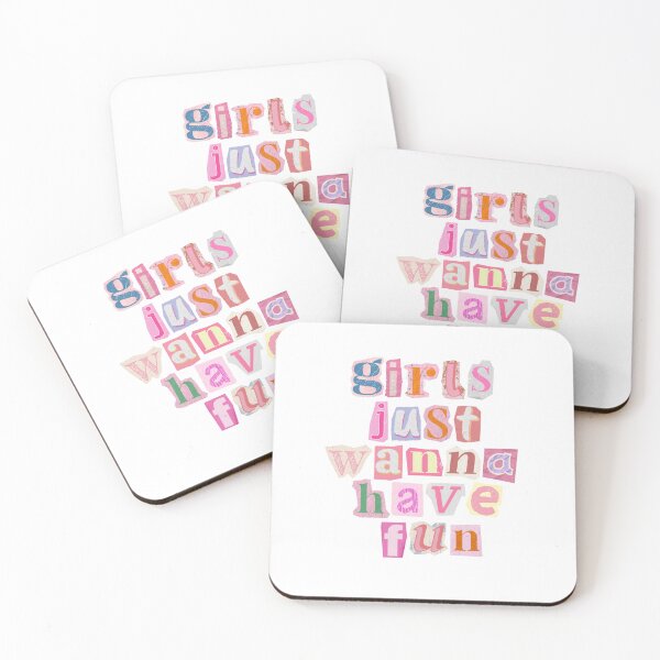 Item preview, girls just wanna have fun cutout letters designed and sold by madebykenz.