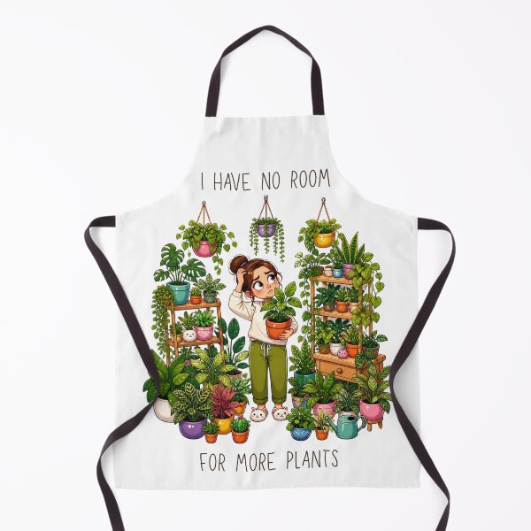 Item preview, No Room For More Plants Funny Houseplant Sticker designed and sold by KaBaRen.