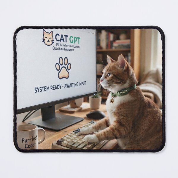 Item preview, CAT GPT designed and sold by Unique designs for all ages.