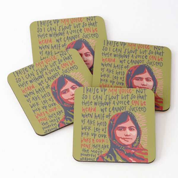 Item preview, Malala Yousafzai Education Portrait designed and sold by emilyvpcreates.