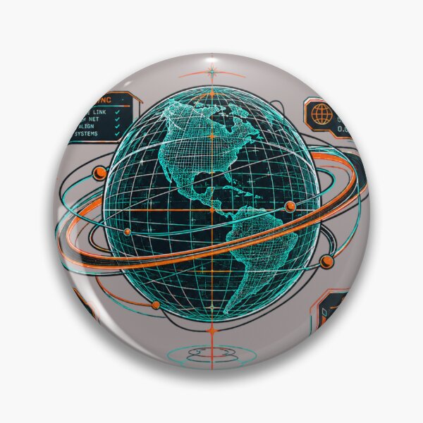 Item preview, System Upgrade Cyberpunk Earth Globe Y2K Techwear Graphic designed and sold by QCena.