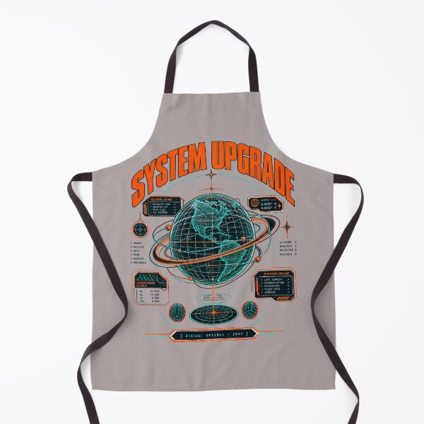 Item preview, System Upgrade Cyberpunk Earth Globe Y2K Techwear Graphic designed and sold by QCena.