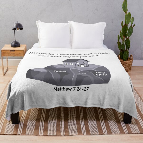 Item preview, Build you house on a rock! designed and sold by OurHomeImages.