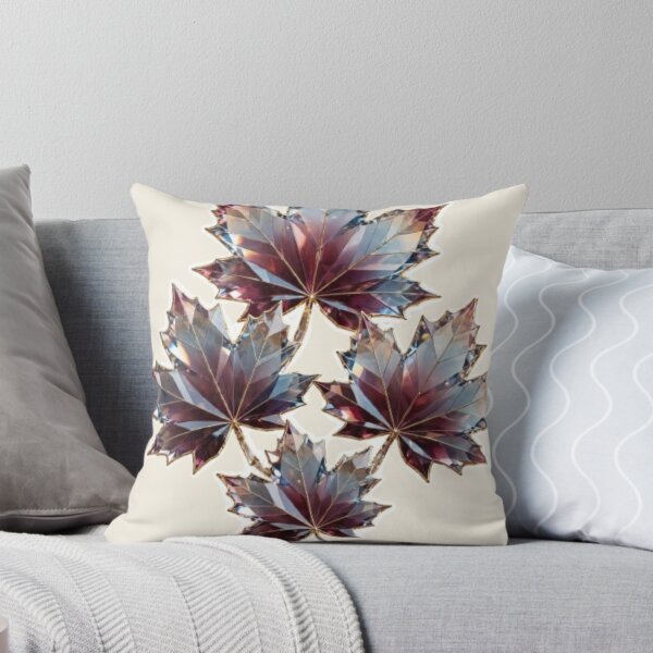 Item preview, Autumn Blue Maple Leaves with Flirty Knot designed and sold by PoenyL1rosy.