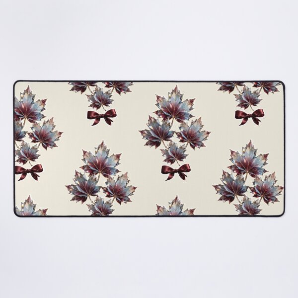 Item preview, Autumn Blue Maple Leaves with Flirty Knot designed and sold by PoenyL1rosy.