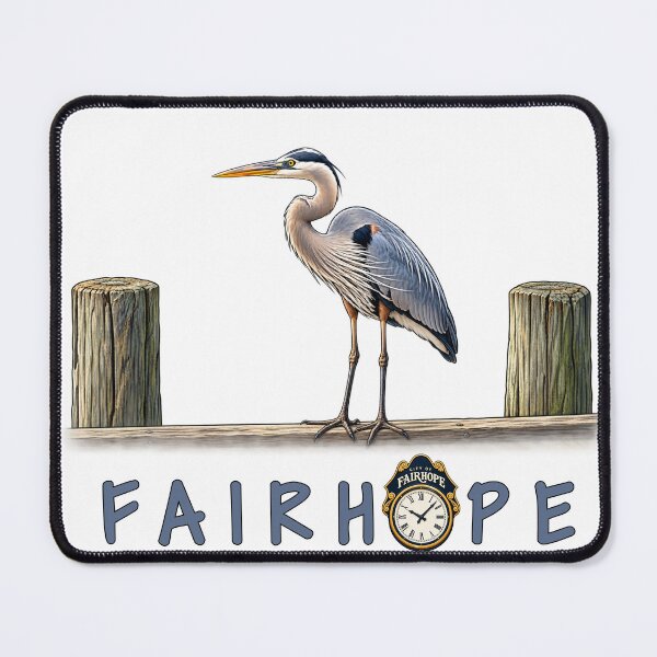 Item preview, Fairhope Alabama Heron designed and sold by OurHomeImages.