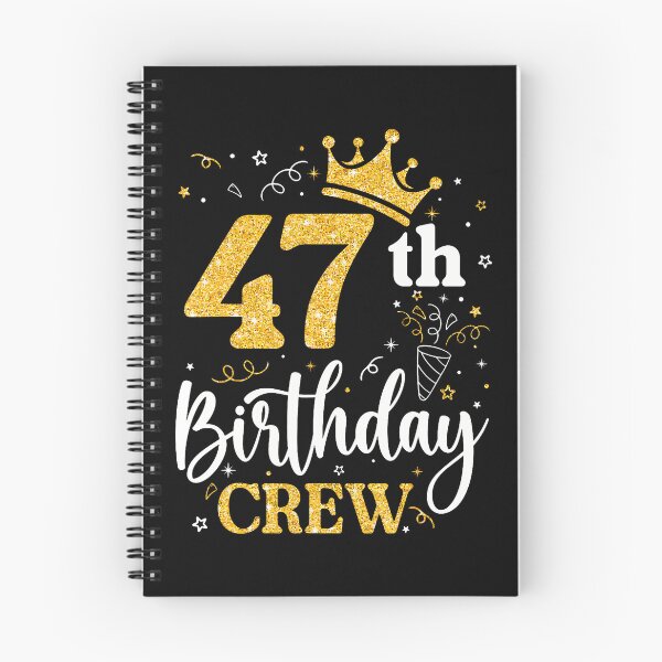 Item preview, 47 Years Old Birthday Party Group Family 47Th Birthday Crew designed and sold by PAROSSA.