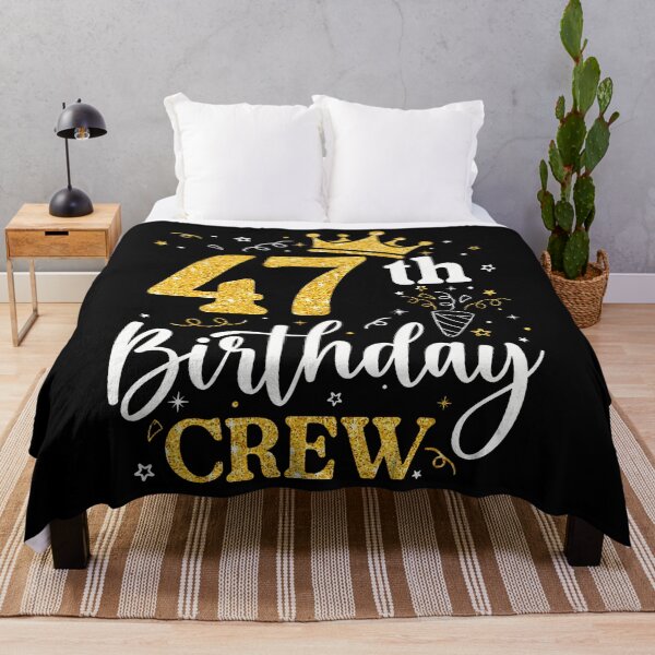 Item preview, 47 Years Old Birthday Party Group Family 47Th Birthday Crew designed and sold by PAROSSA.