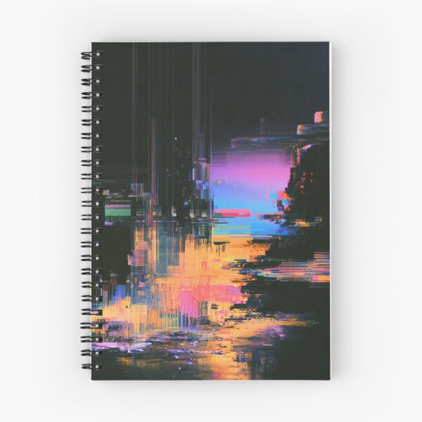 Item preview, Neon Collapse – Abstract Cyber Glitch designed and sold by AlfiB.