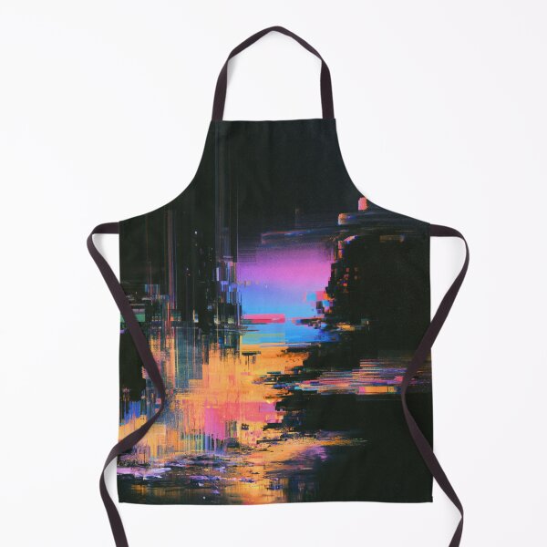 Item preview, Neon Collapse – Abstract Cyber Glitch designed and sold by AlfiB.