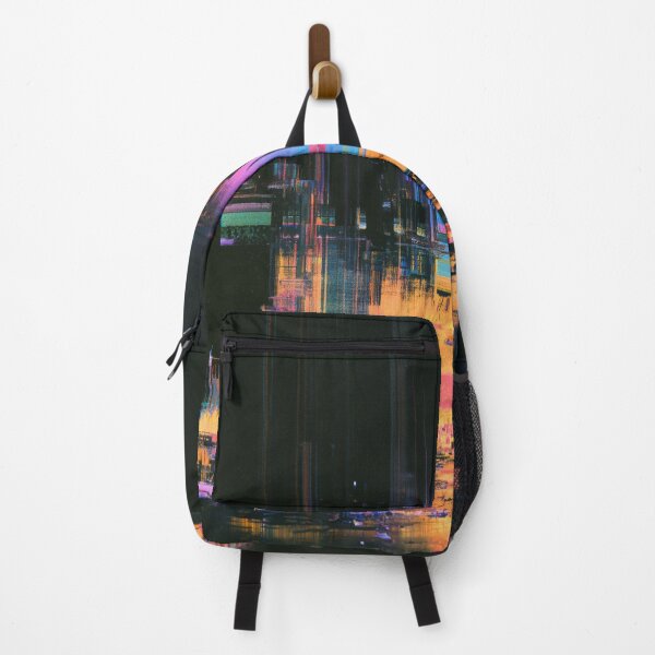 Item preview, Neon Collapse – Abstract Cyber Glitch designed and sold by AlfiB.