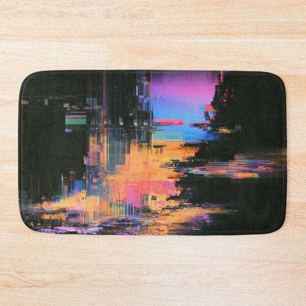 Item preview, Neon Collapse – Abstract Cyber Glitch designed and sold by AlfiB.