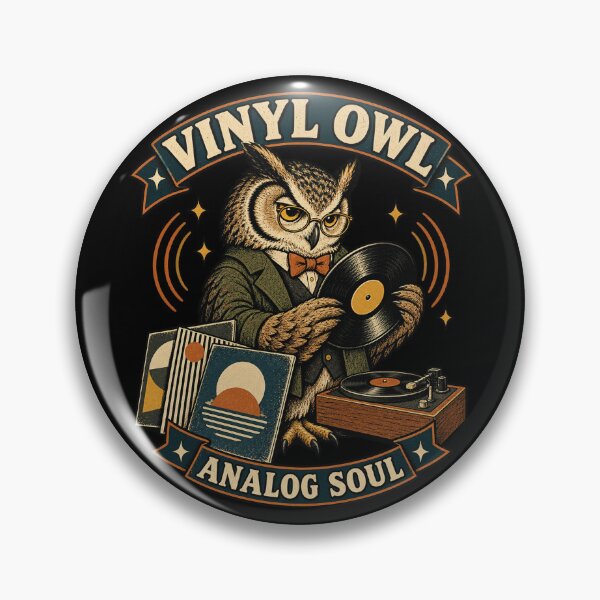 Item preview, Vinyl Owl – Analog Soul designed and sold by krustybel.