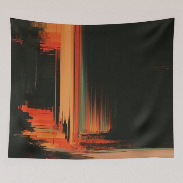 Item preview, Orange Transmission – Dark Signal Glitch designed and sold by AlfiB.
