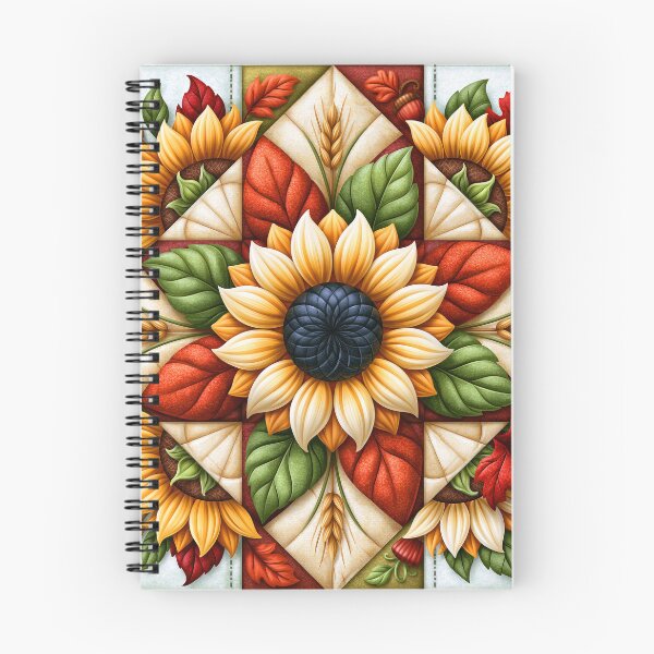 Item preview, Autumn Flowers and Fall Leaves Pattern designed and sold by DEC02.