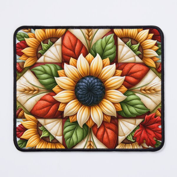 Item preview, Autumn Flowers and Fall Leaves Pattern designed and sold by DEC02.
